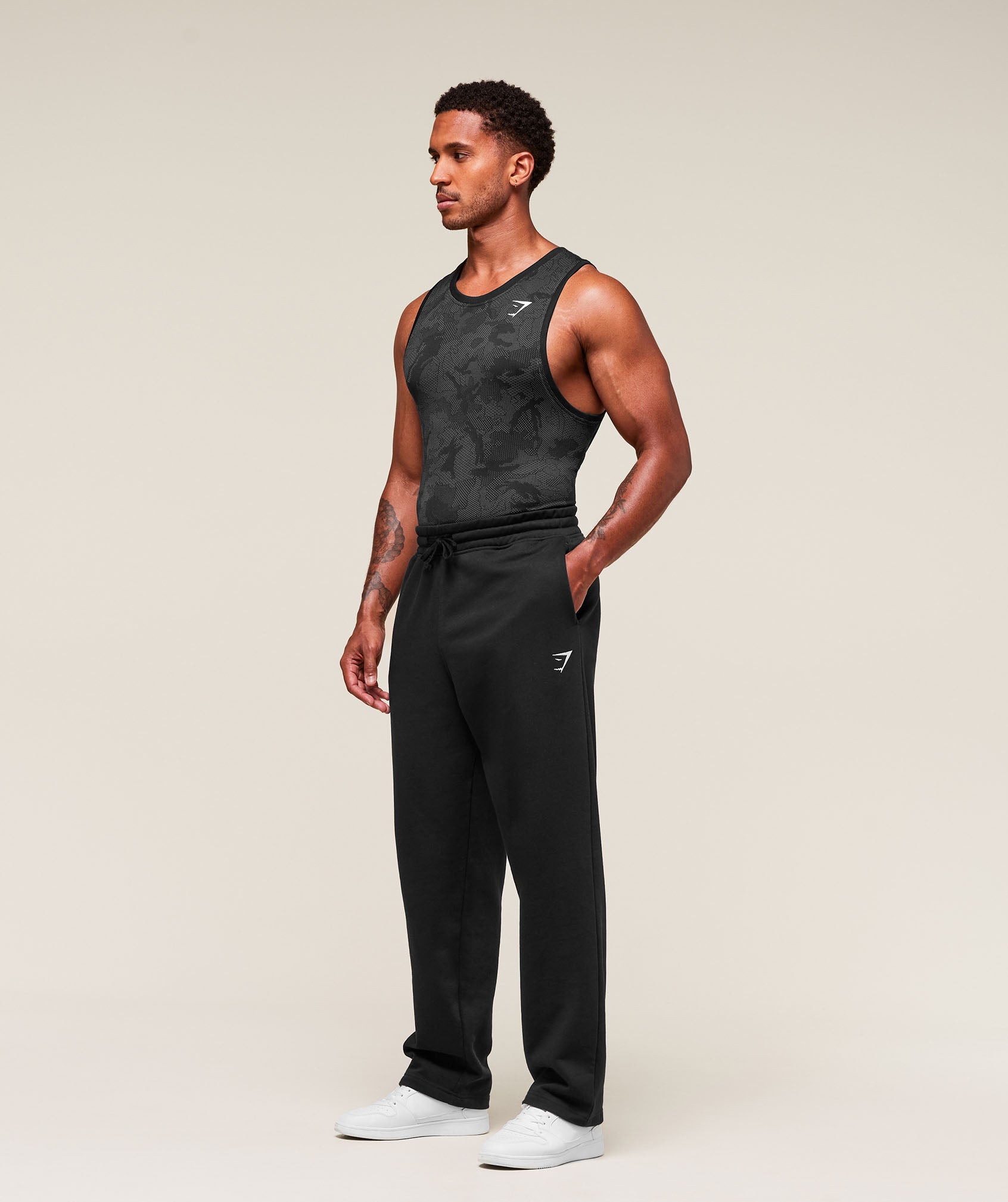 Gymshark Geo Seamless Tank Black