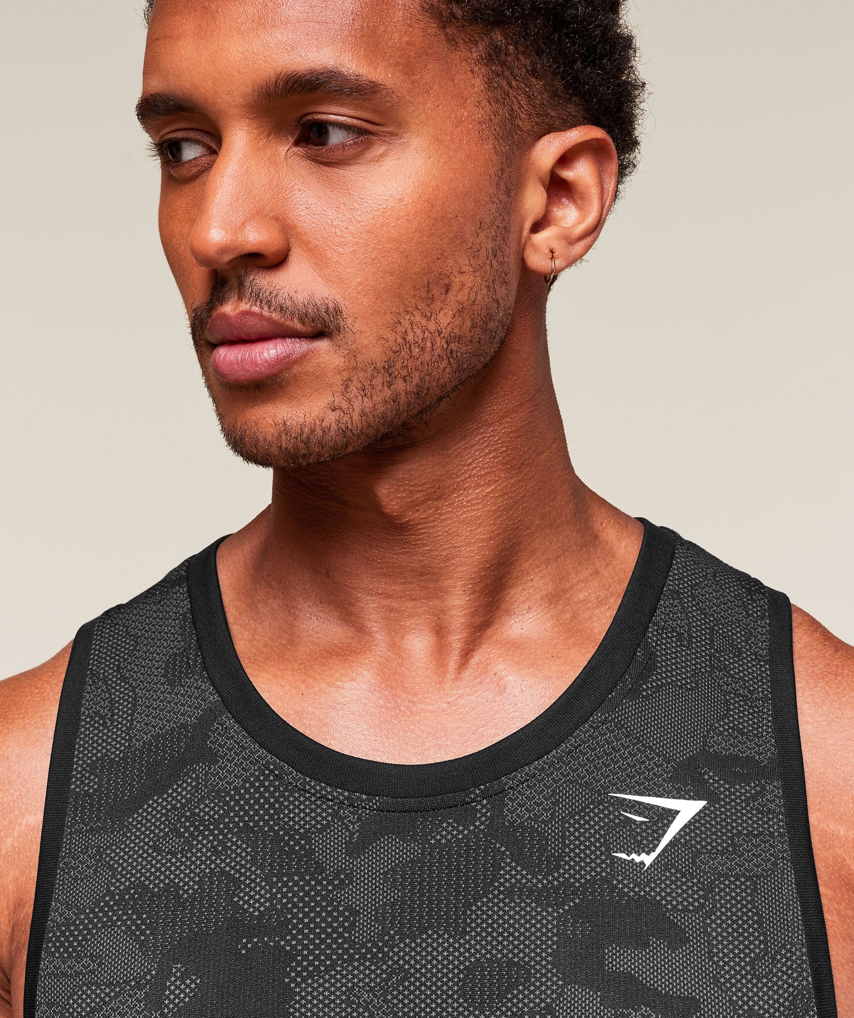 Gymshark Geo Seamless Tank Black