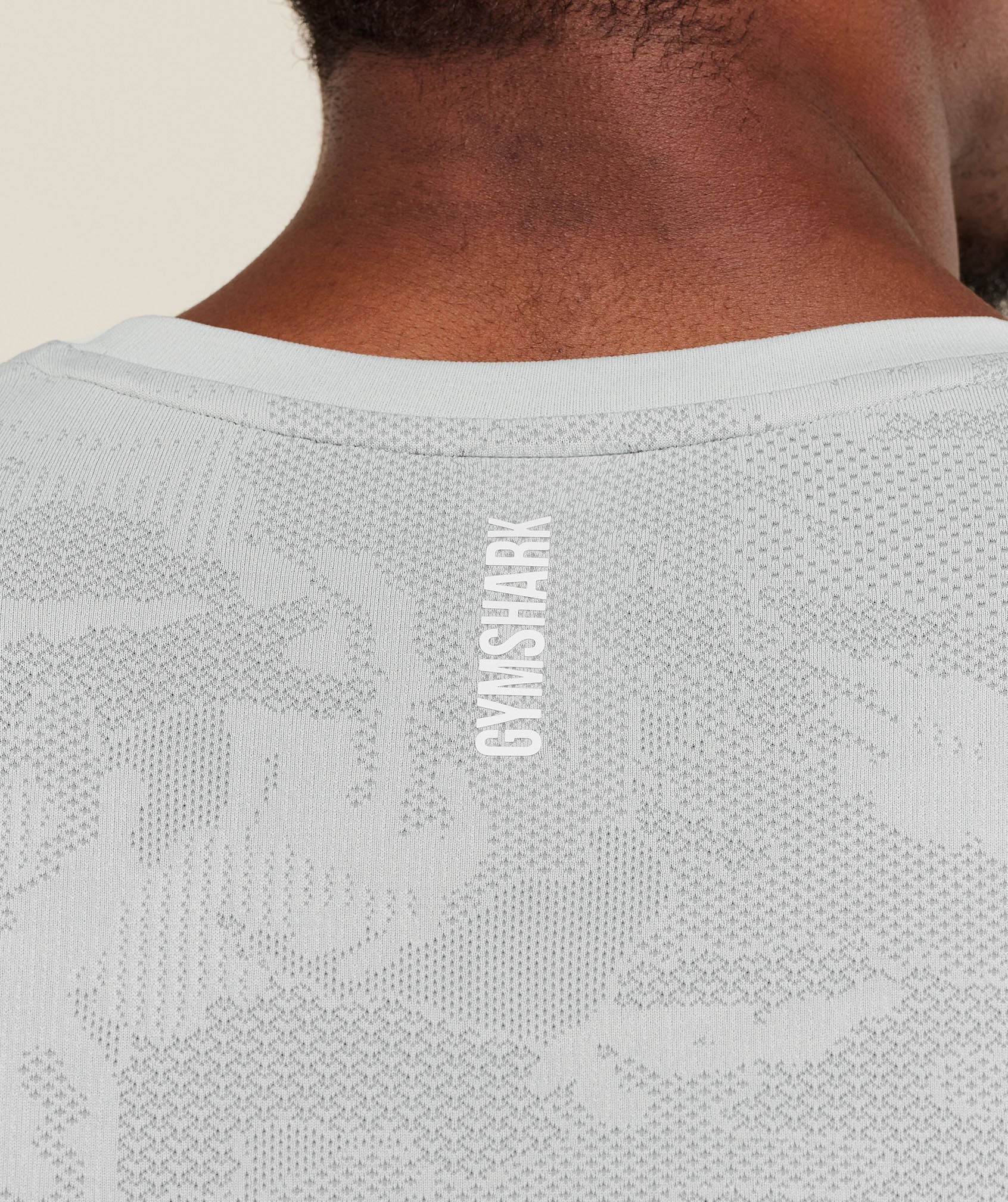 Gymshark Geo Seamless Tank Light Grey