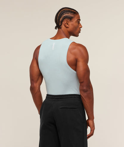 Gymshark Geo Seamless Tank Smoke Blue