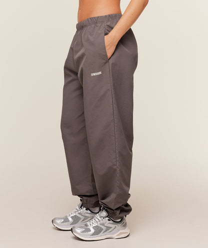 Women's Gymshark Woven Track Pant Cool Brown