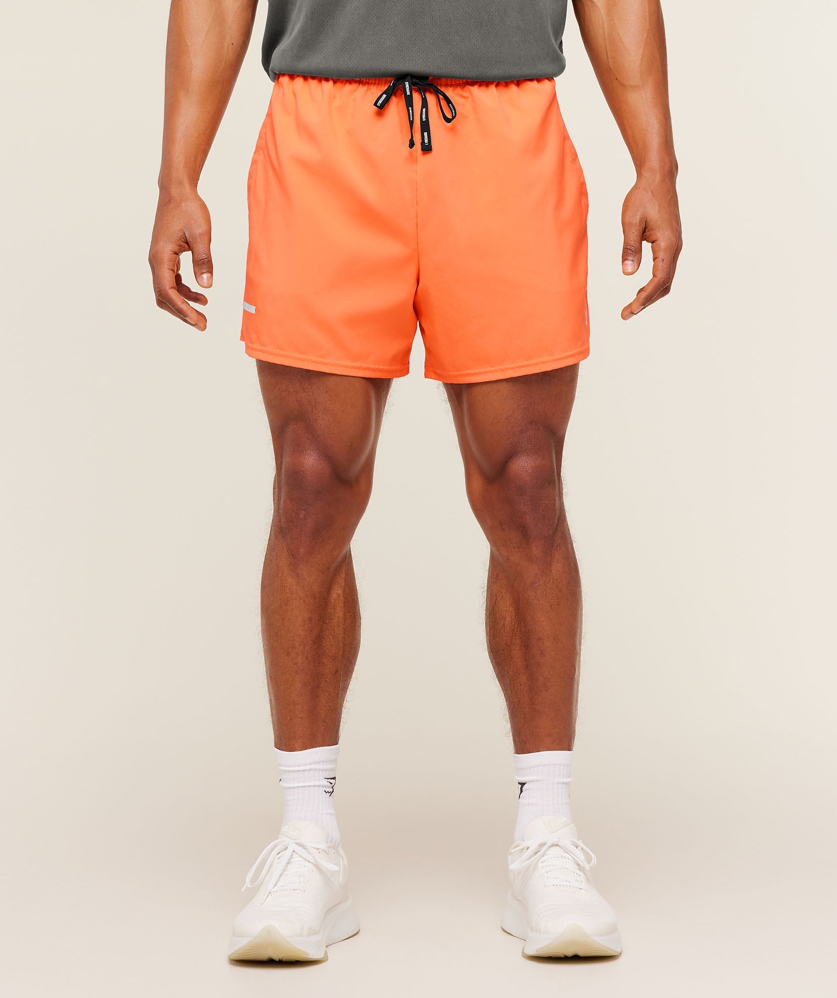 Gymshark Train 5" Shorts Dayglow Peach