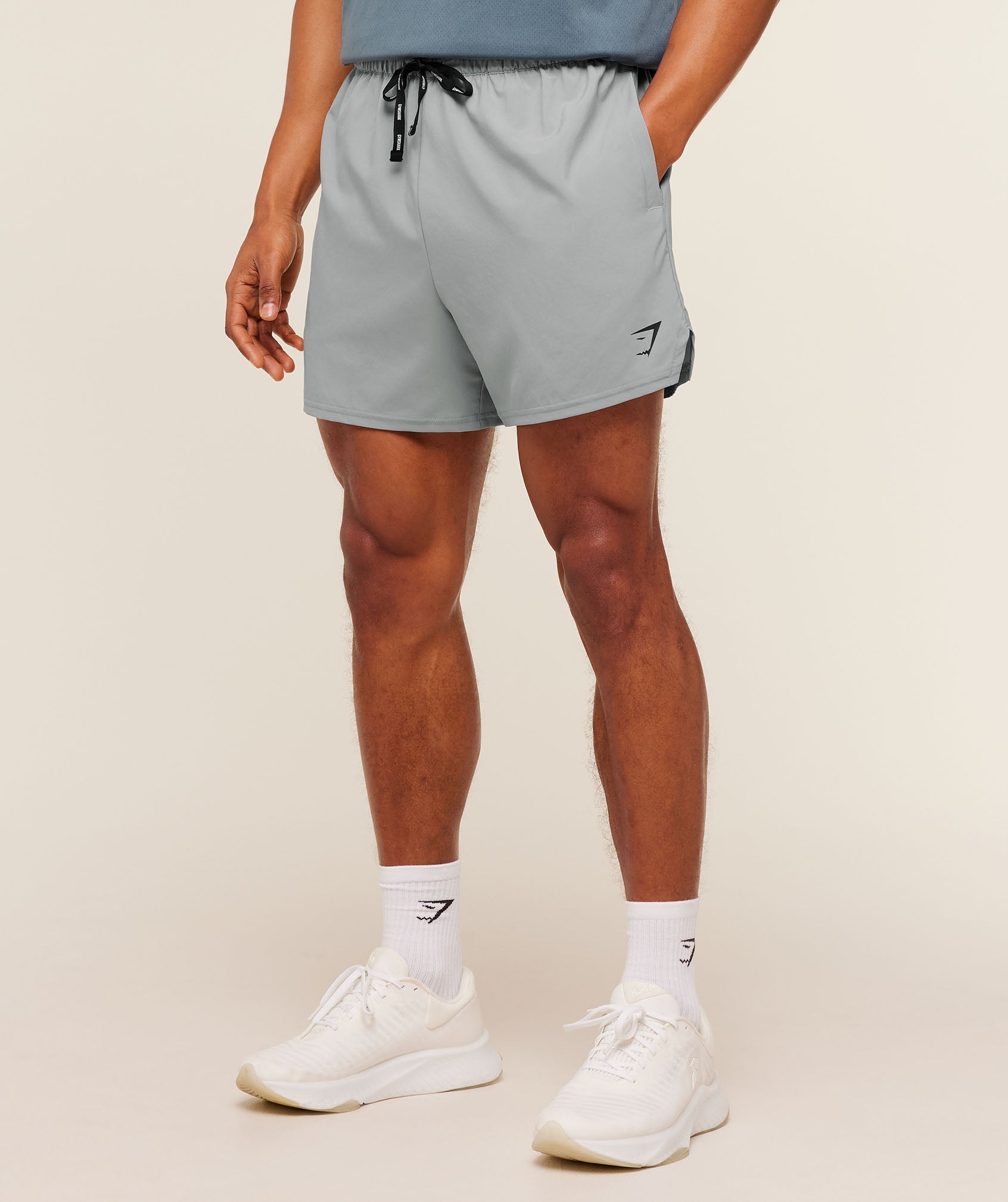 Gymshark Train 5" Shorts Smokey Grey
