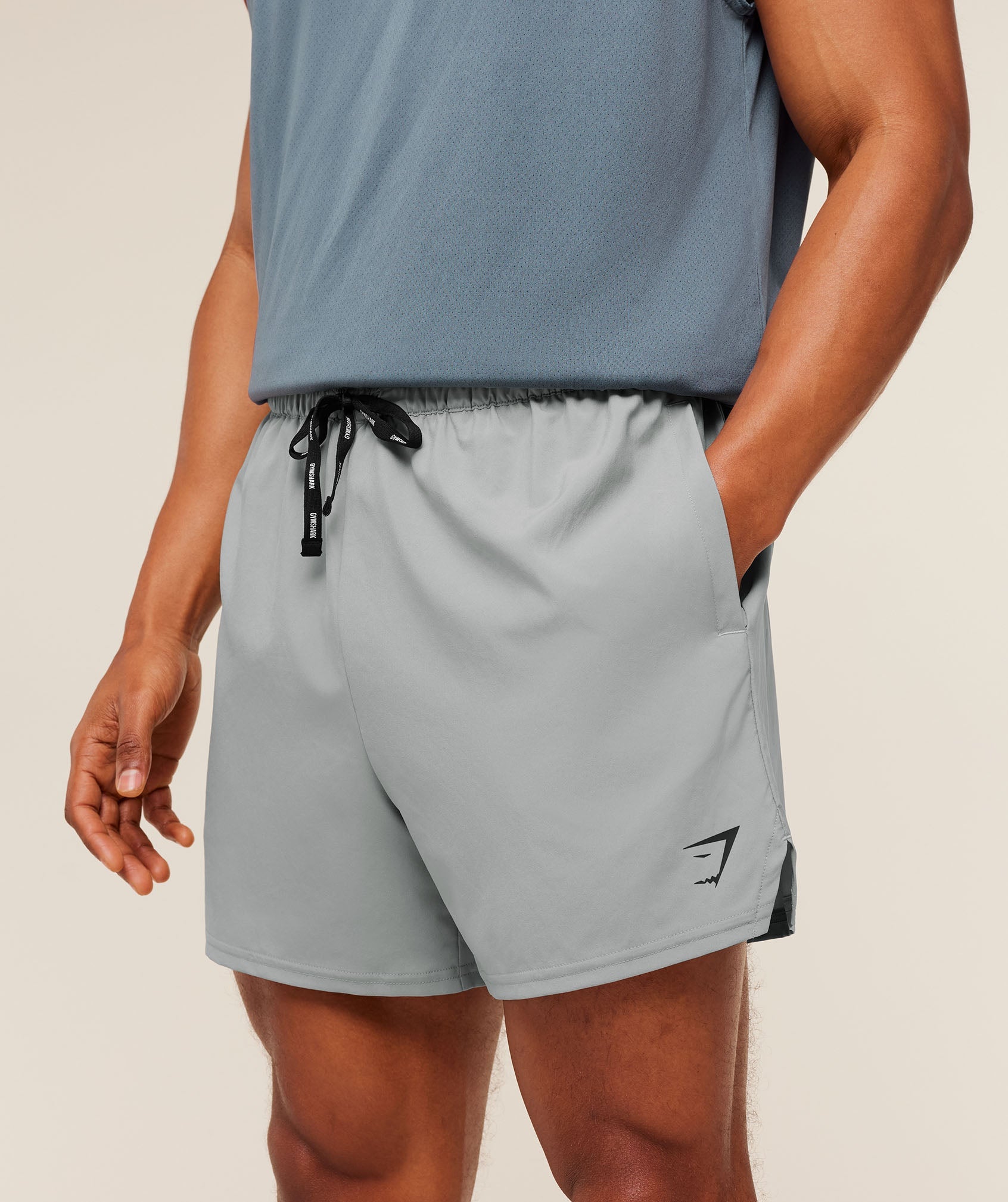 Gymshark Train 5" Shorts Smokey Grey