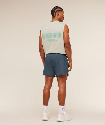 Gymshark Train 5" Shorts Stealth Blue