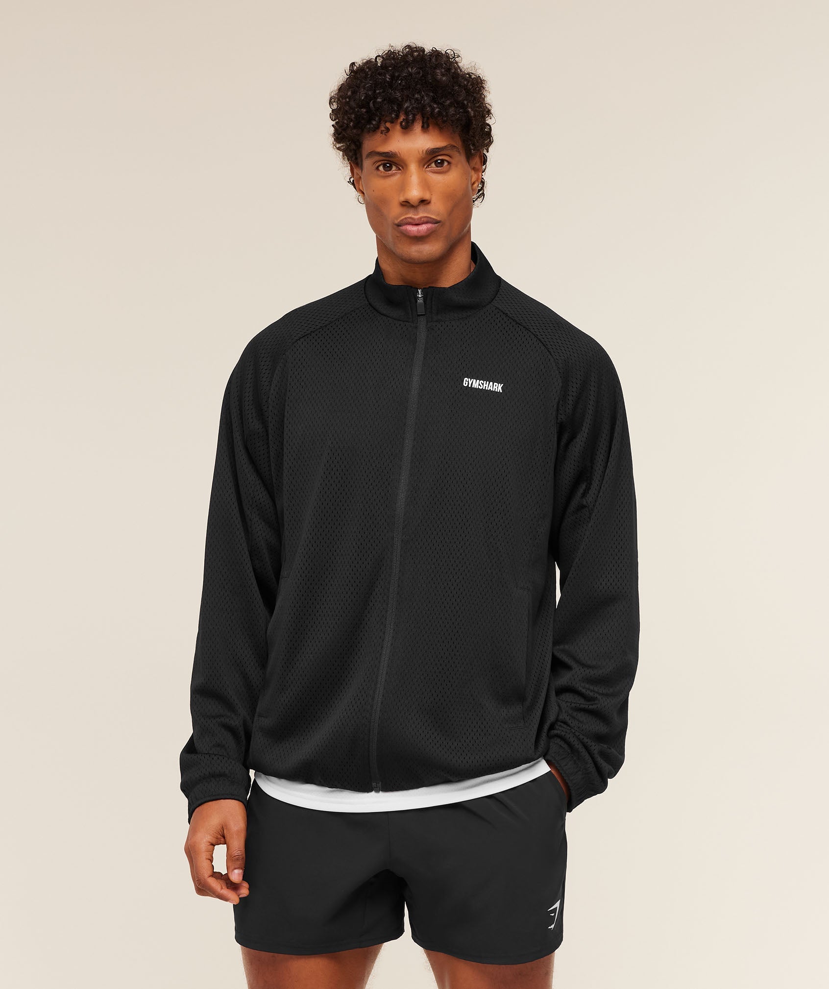 Gymshark Train Zip Through Jacket Black