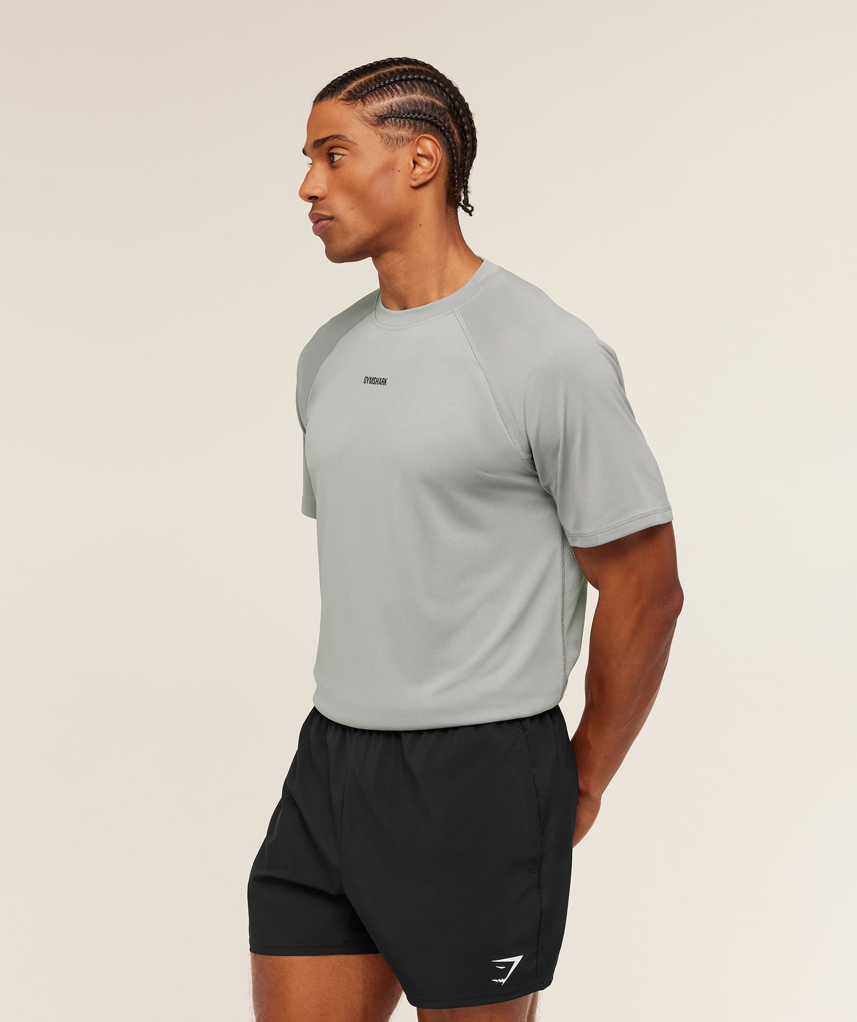 Gymshark Train T-Shirt Smokey Grey