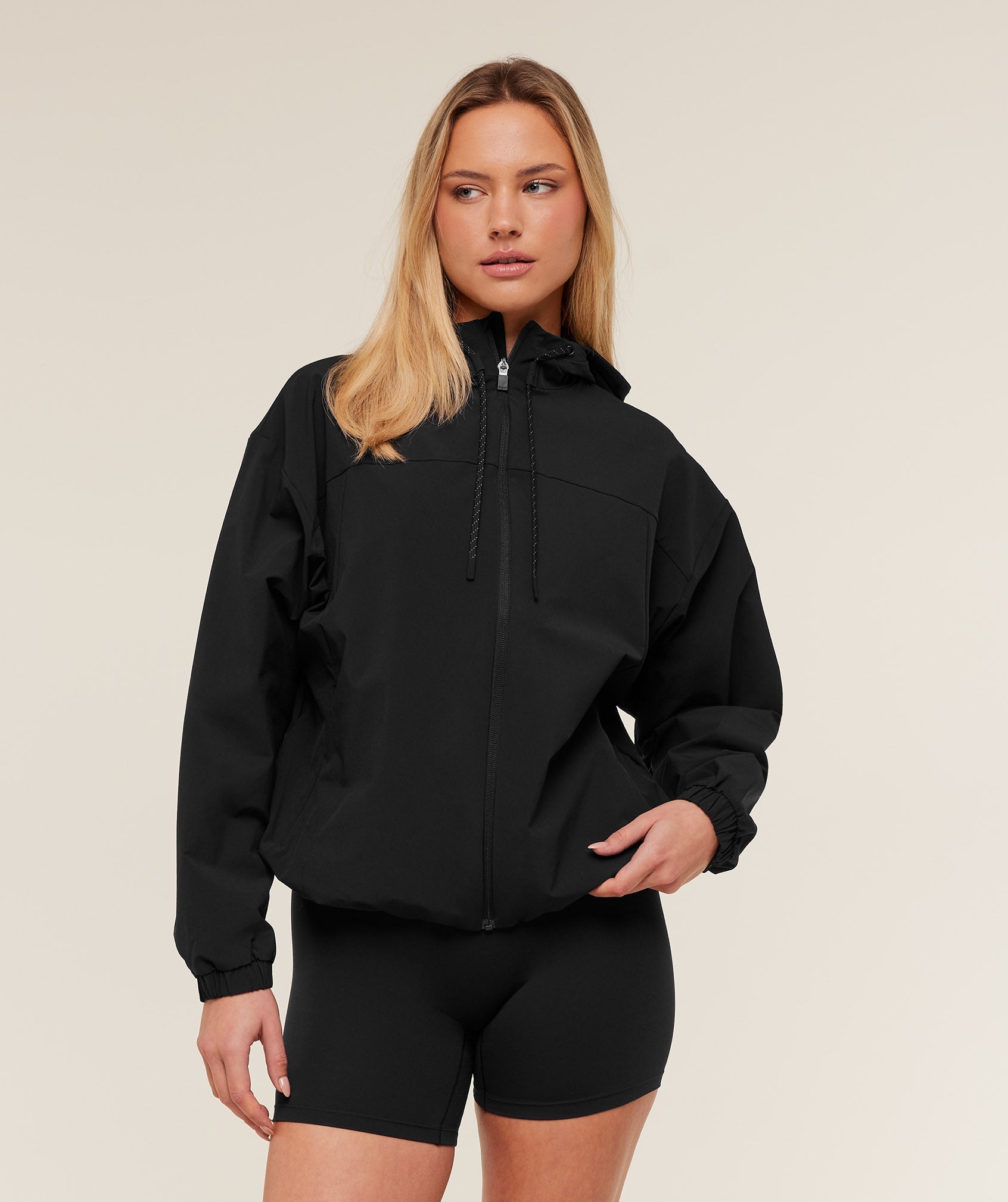 Women's Gymshark Weekend Lifestyle Track Jacket Gs Black