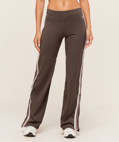 Women's Gymshark Piping Wide Leg Pant Walnut Brown
