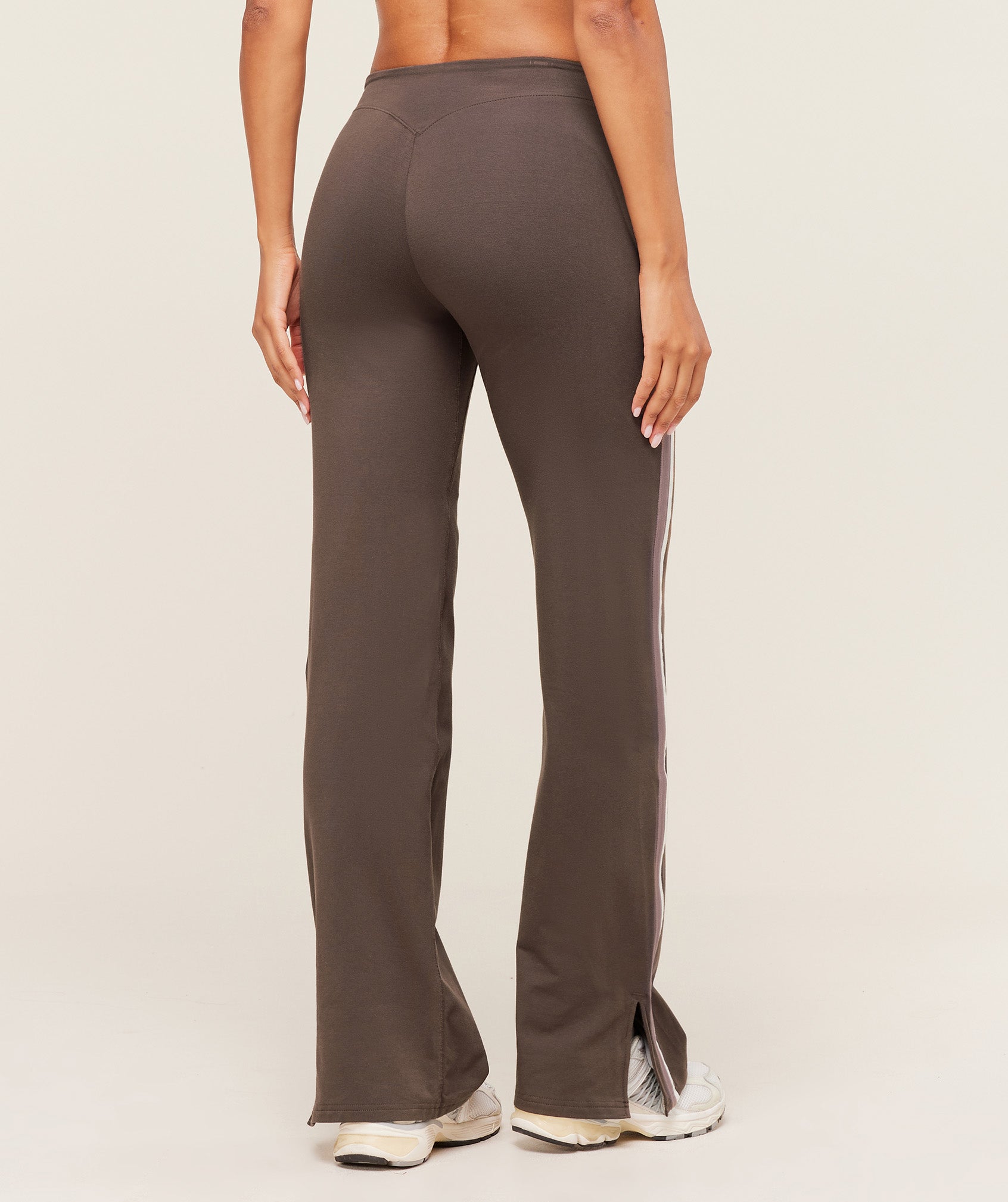Women's Gymshark Piping Wide Leg Pant Walnut Brown