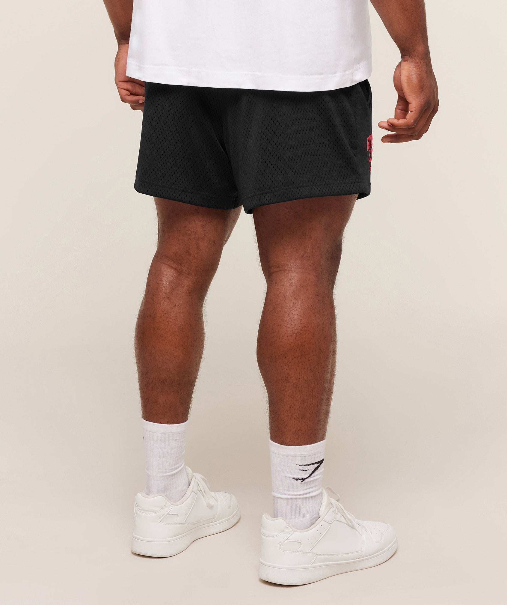 Gymshark Lifting Barbell Mesh 5" Short Black