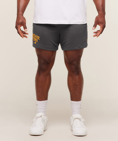 Gymshark Lifting Barbell Mesh 5" Short Onyx Grey