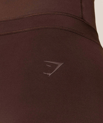 Women's Gymshark Whitney Flared Leggings Depth Brown