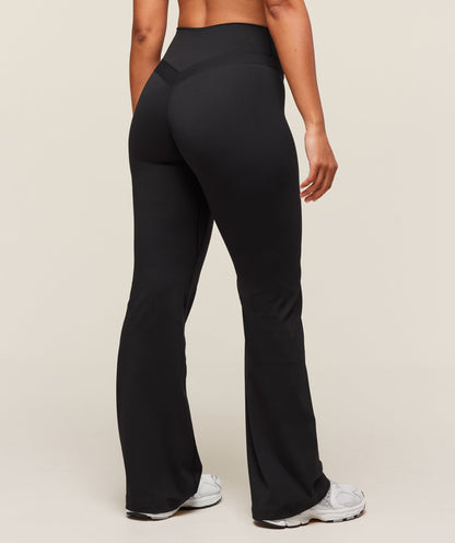 Women's Gymshark Whitney Short Flared Legging Black