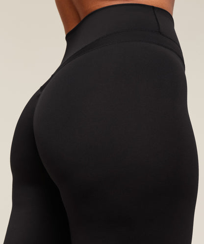 Women's Gymshark Whitney Short Flared Legging Black