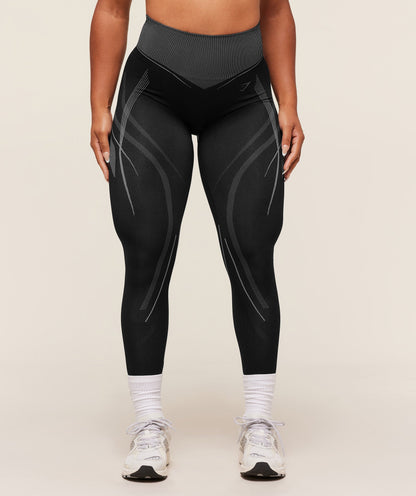 Women's Gymshark Gymshark X Analis Seamless Leggings Black