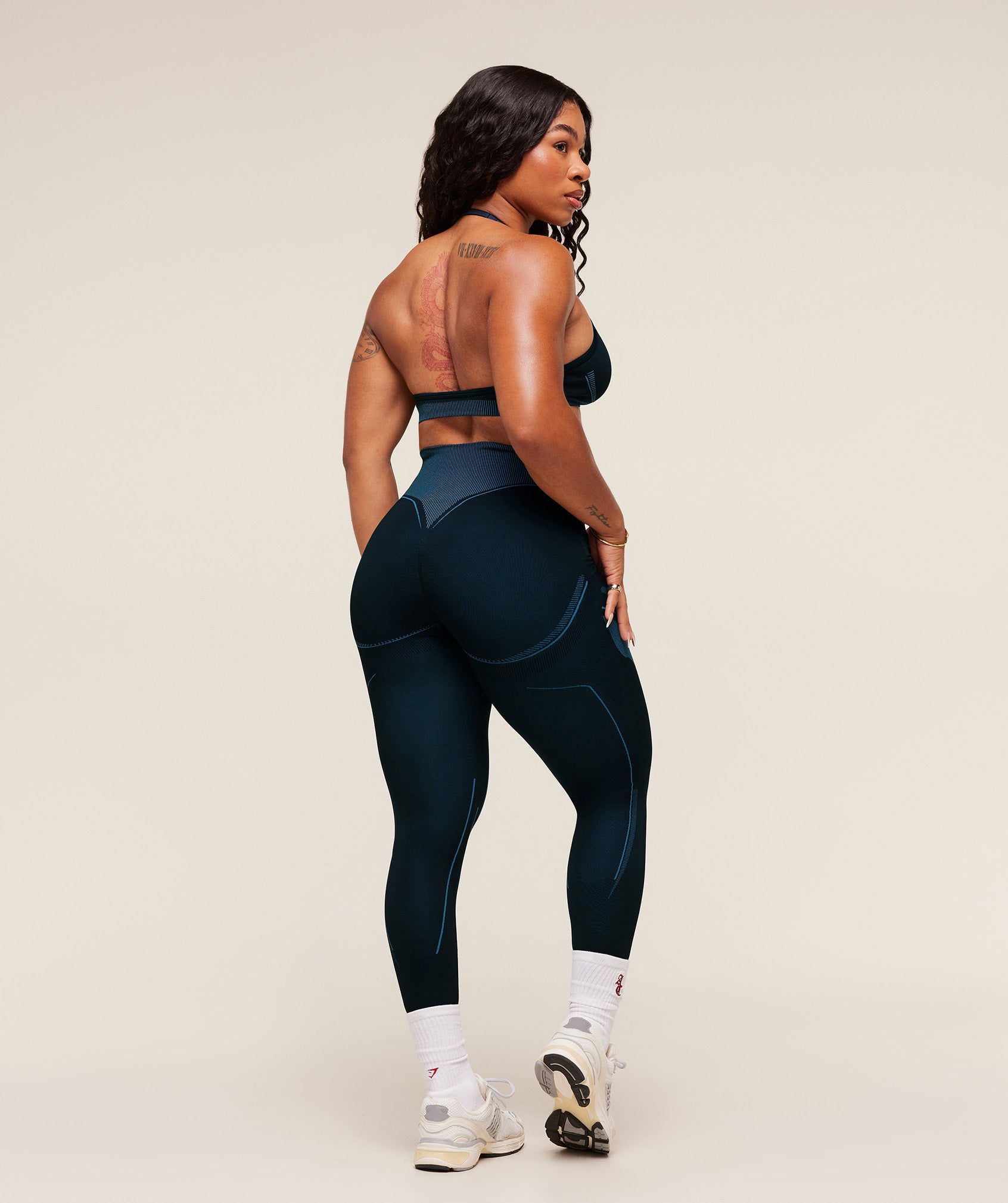 Women's Gymshark Gymshark X Analis Seamless Leggings Midnight Blue