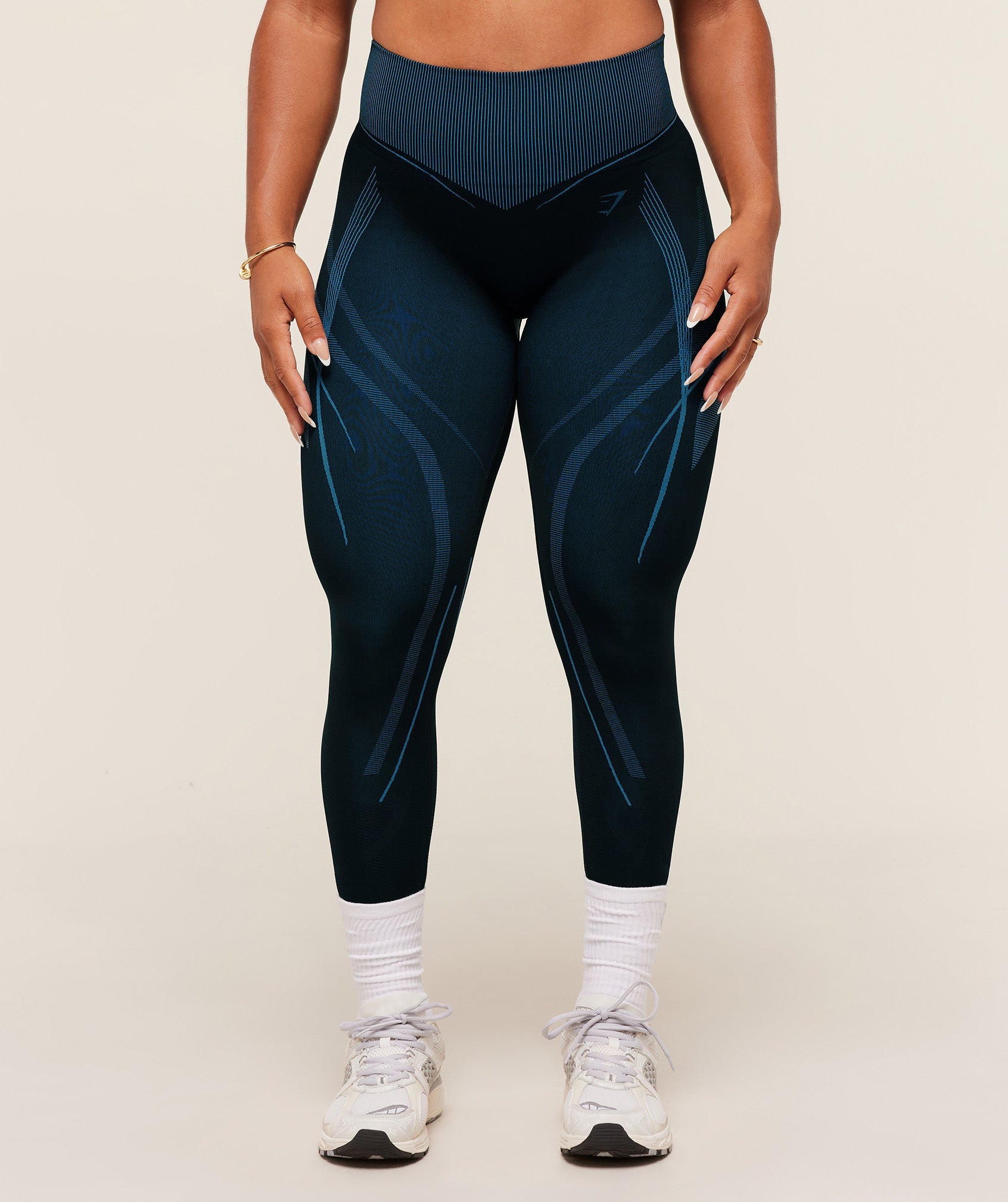 Women's Gymshark Gymshark X Analis Seamless Leggings Midnight Blue