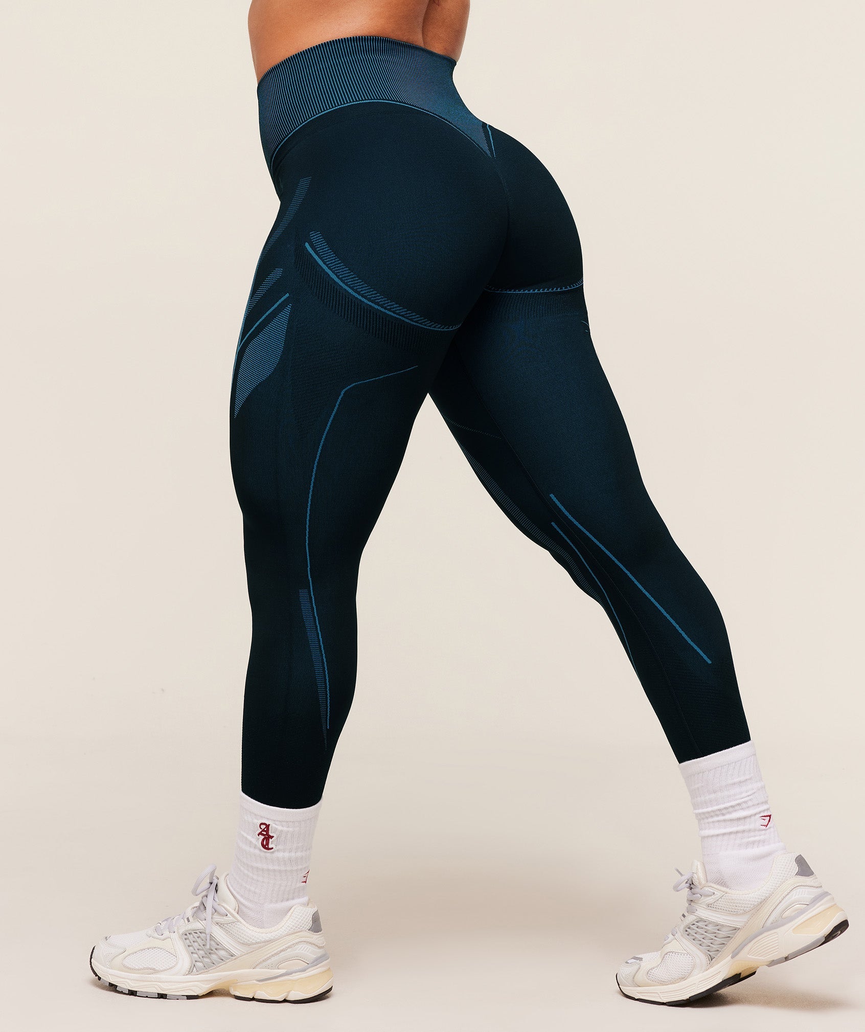 Women's Gymshark Gymshark X Analis Seamless Leggings Midnight Blue