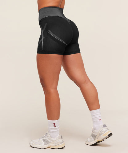 Women's Gymshark Gymshark X Analis Seamless Shorts Black