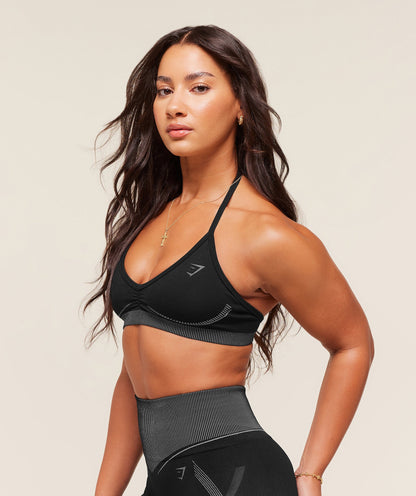 Women's Gymshark Gymshark X Analis Seamless Sports Bra Black