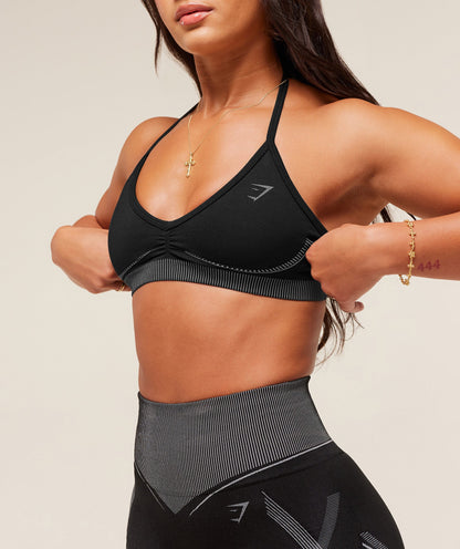 Women's Gymshark Gymshark X Analis Seamless Sports Bra Black