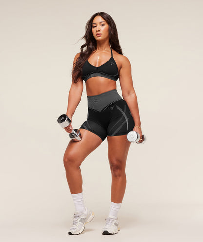 Women's Gymshark Gymshark X Analis Seamless Sports Bra Black