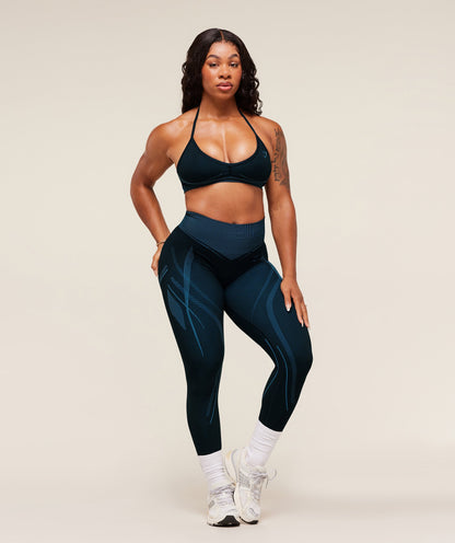 Women's Gymshark Gymshark X Analis Seamless Sports Bra Midnight Blue
