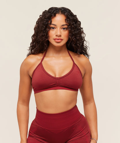 Women's Gymshark Gymshark X Analis Seamless Sports Bra Reps Red