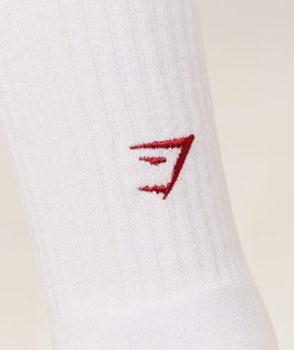 Women's Gymshark Gymshark X Analis Socks White