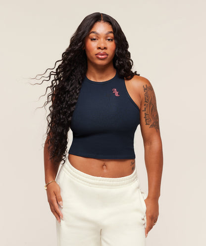 Women's Gymshark Gymshark X Analis Tank Midnight Blue