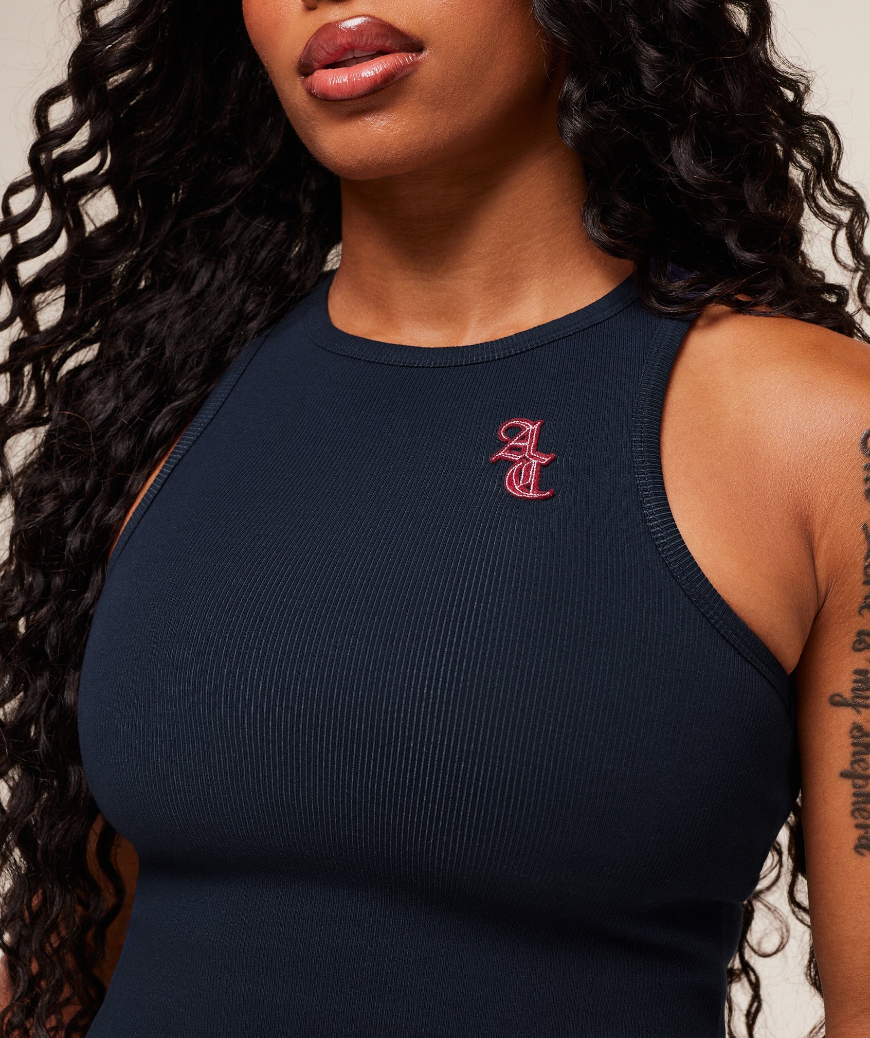 Women's Gymshark Gymshark X Analis Tank Midnight Blue