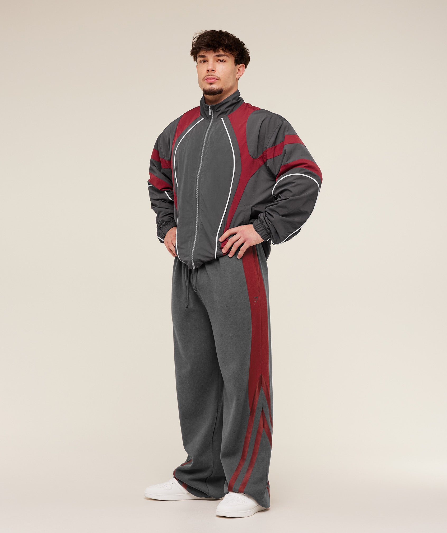 Gymshark Gymshark X Carlos Belcast Track Jacket Grey