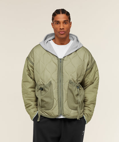 Gymshark Gymshark X Saalt Studios Jacket Gs Utility Green