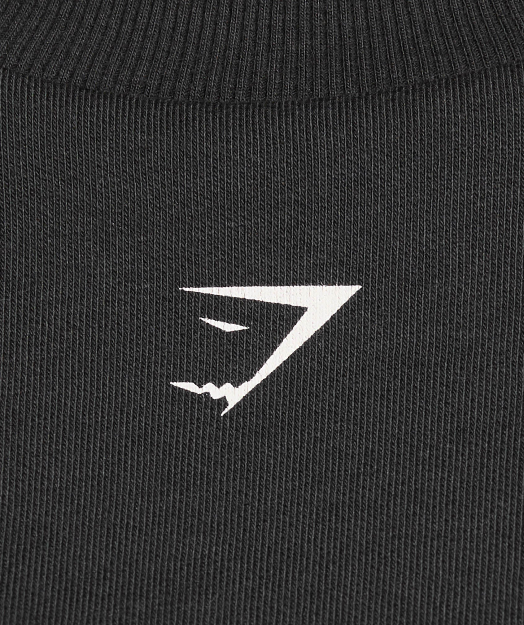 Women's Gymshark Heavy Duty Graphic Oversized Pullover Black