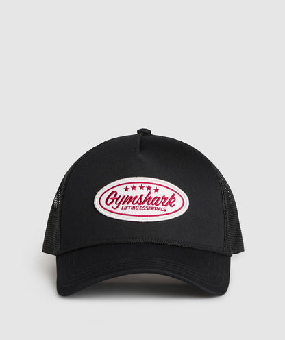 Women's Gymshark Trucker Cap Black