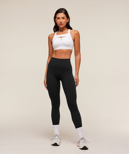 Women's Gymshark Alpha High Support Sports Bra White