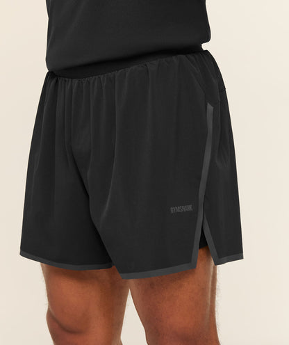 Gymshark Hybrid 5" Performance Shorts Black