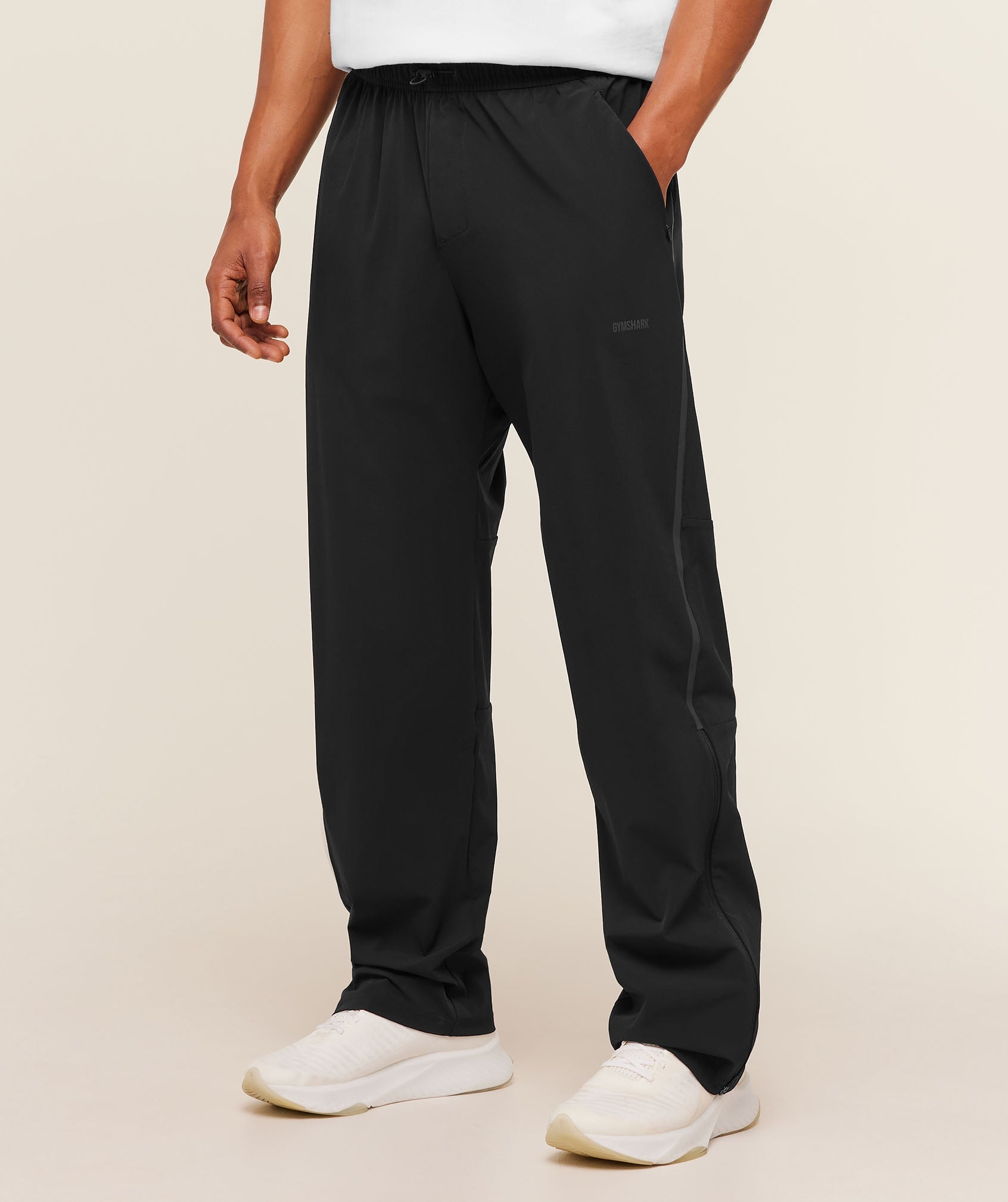 Gymshark Hybrid Zip Pants Black