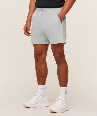 Gymshark Active Rest 6" Shorts Light Grey