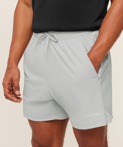 Gymshark Active Rest 6" Shorts Light Grey