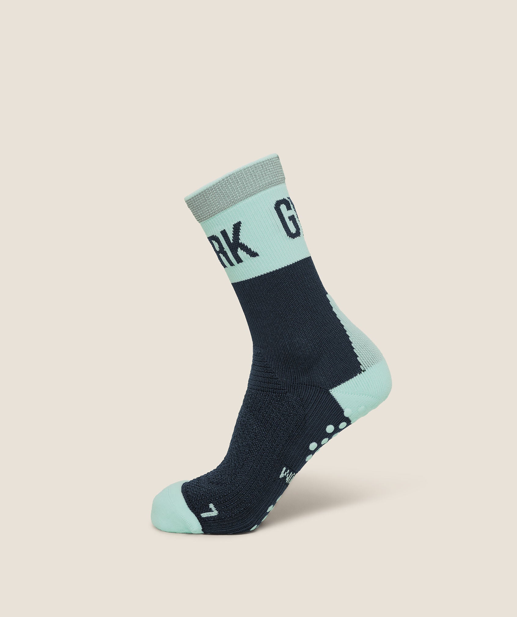 Women's Gymshark Hybrid Training Grip Socks Single Black