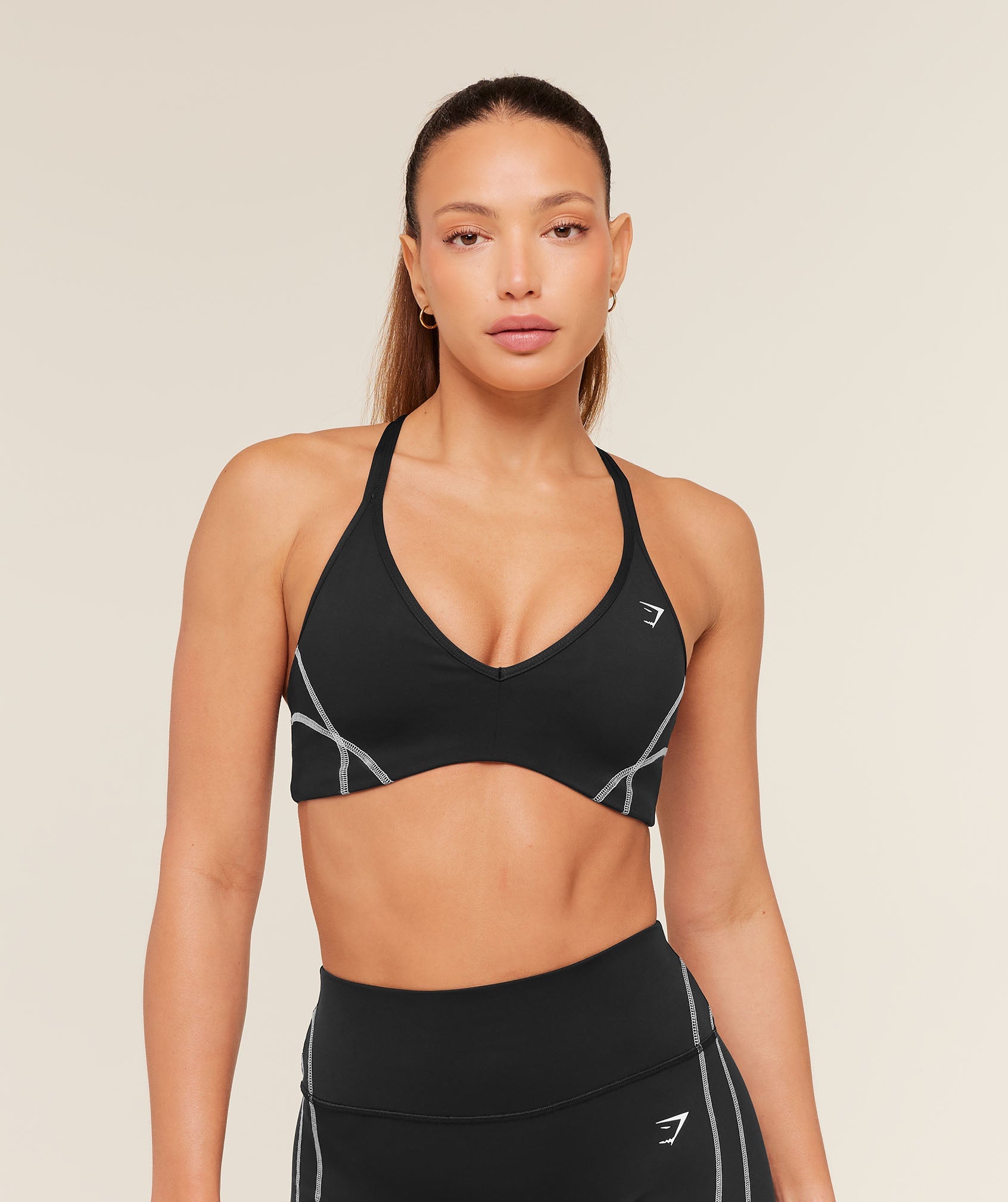 Women's Gymshark Volt Light Support Sports Bra Black