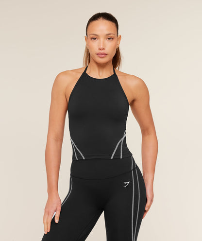 Women's Gymshark Volt Tank Top Black