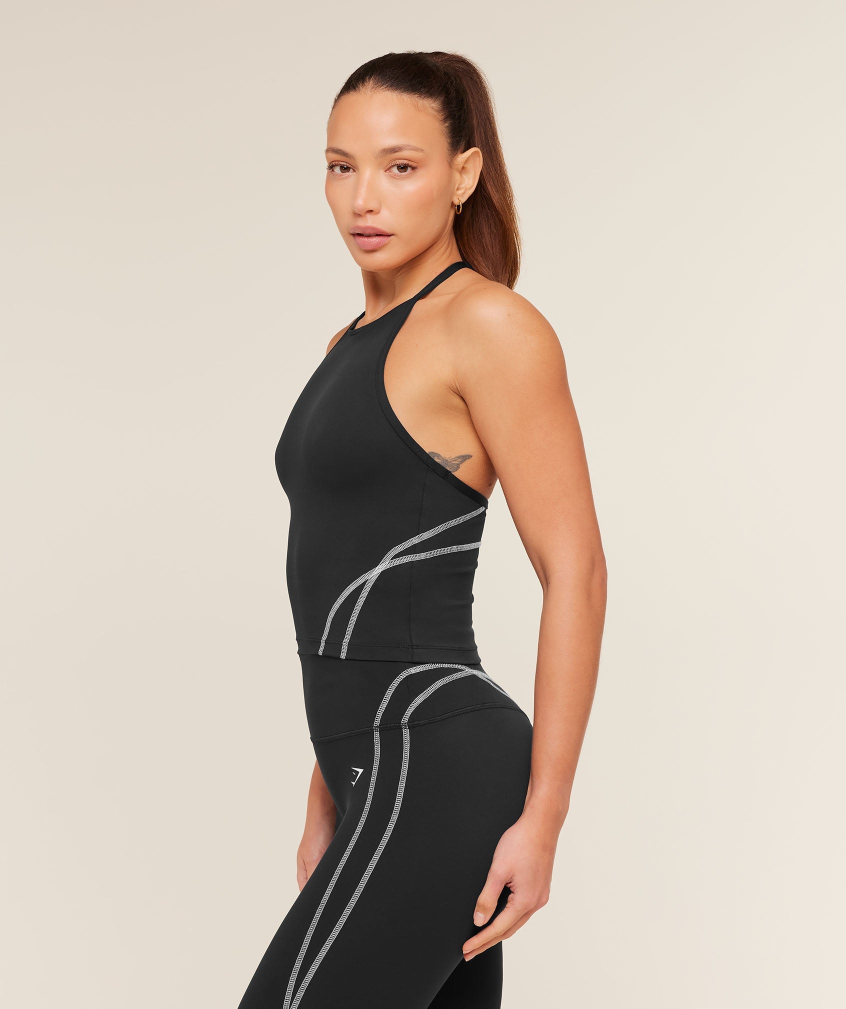 Women's Gymshark Volt Tank Top Black