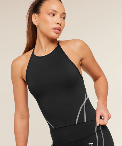 Women's Gymshark Volt Tank Top Black
