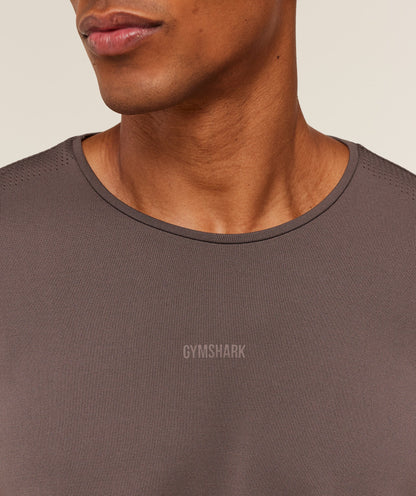 Gymshark Distance Seamless T-Shirt Cool Brown