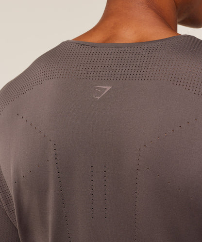 Gymshark Distance Seamless T-Shirt Cool Brown