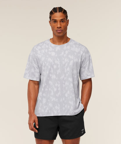 Gymshark Distance Seamless T-Shirt Light Grey