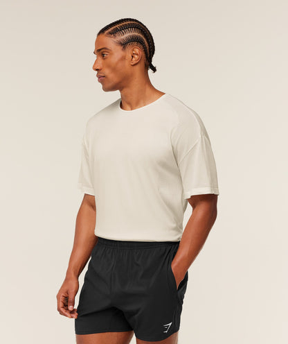 Gymshark Distance Seamless T-Shirt Soft White